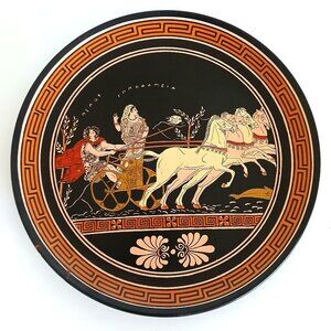 Greek Decorative Wall Plate hand painted